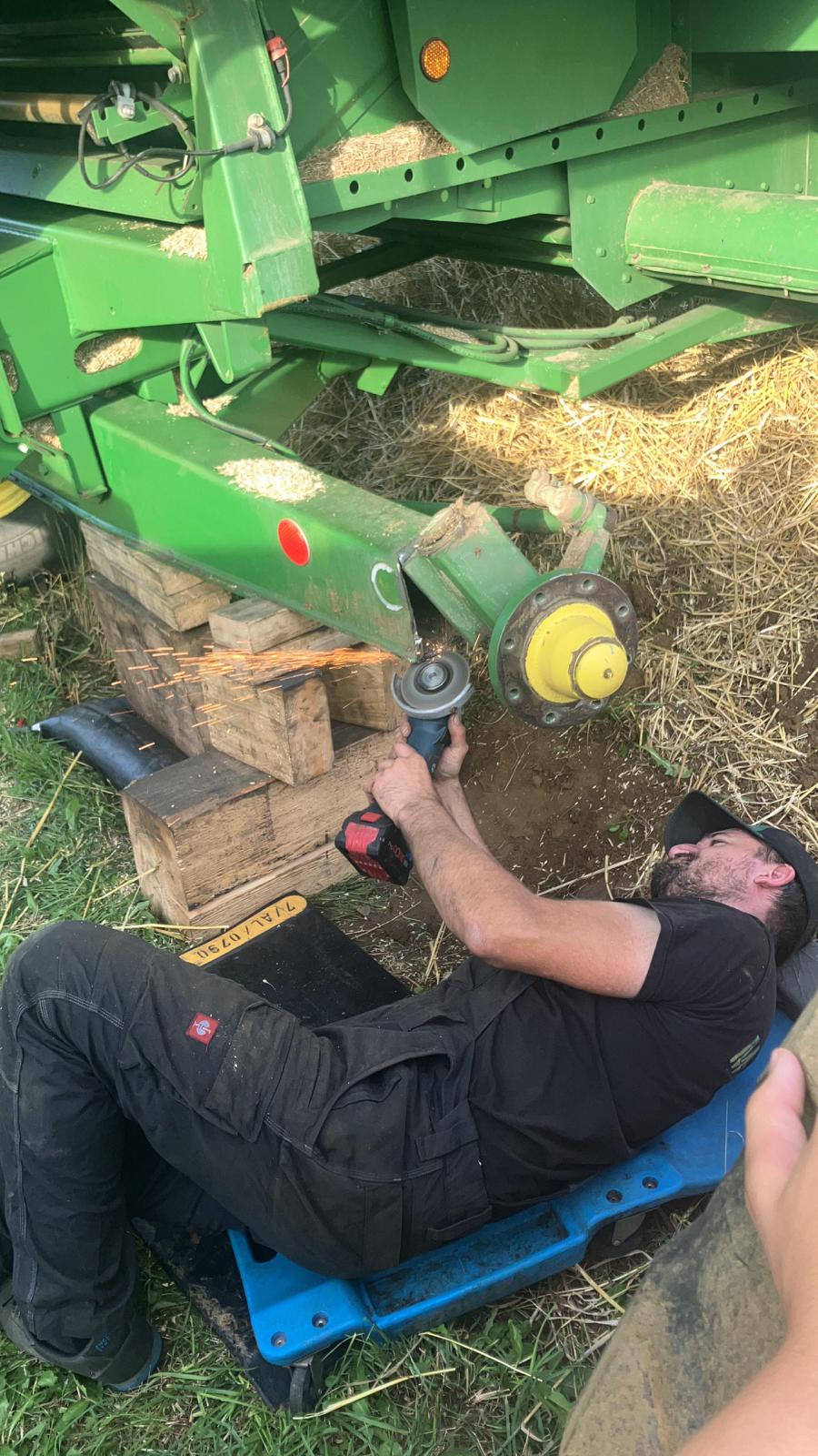 soudure d'un arbre de roue